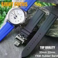 ราคา สายนาฬิกายาง FKM ขนาด 20 มม. และ 22 มม. สำหรับ Longines Master Hydro Conquest Chrono สายนาฬิกา Longines Spirit Zulu Time สายนาฬิกา (1730231888227043693)