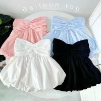 ราคา ￼Balloon top เกาะอกบอลลูน ผ้าcotton สีพาสเทล JILALIN.BKK (1730570716547090839)
