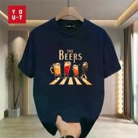 ราคา Y-Tเสื้อยืดไซส์ใหญ่ ผ้าฝ้าย100% เสื้อยืดคอกลม ลายพิมพ์ "THE BEERS Wine bottles" อเมริกันย้อนยุค สวมใส่สบาย ยูนิเซ็กส์ ผลิตแบรนด์เสื้อผ้า ก้อย คอกลม เสื้อ ยืด ขนาด ใหญ่ หลวม เสื้อ ccoo (173226525196769