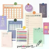 ราคา [ส่งฟรี] Planner set for wall decoration include yearly monthly weekly daily planner (1732117851569293141)