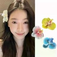 ราคา เครื่องประดับผมดอกไม้ คุณภาพสูง กิ๊บติดผมดอกไม้ เครื่องประดับผม มุ มิ กิ๊บ ผ้า โพก หัว ลาย ดอกไม้ square headband ที่ รัดเกล้า ผม ชุด ไทย ลูกพีช ฉ่ํา ๆ กรอบ ๆ អ ា (1731205488275588949)