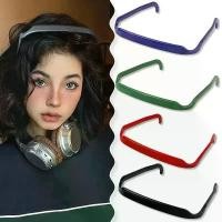 ราคา ที่คาดผม, ที่คาดผมรูปทรงกรอบแว่นกันแดด, สำหรับผู้หญิง, ที่คาดผมแข็งหรูหรา, ตกแต่งผม, ห่วงผม, เครื่องประดับผมแฟชั่น, 1 ชิ้น square headband ไม้ คาด ผม ผู้ ชาย (1732316156594391221)