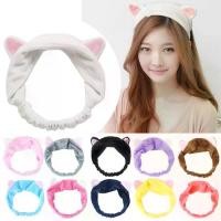 ราคา ที่คาดผม หูแมว น่ารักมาก ที่คาดผมเกาหลี เนื้อผ้านุ่ม Cat Ear Headband ที่รัดผม ผ้าคาดผมหูแมว ผ้าคาดผมแต่งหน้า (พร้อมส่ง) 7.7 (1729797718093957834)