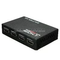 ราคา [TK] HDMI Splitter ตัวแยกสัญญาณละเอียดสูง เข้า 1ออก4 Full HD HDMI Splitter 4 Port Hub Repeater Amplifier v1.4 3D 1080P 1in4out (1731961965337413319)