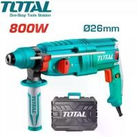 ราคา TOTAL สว่านโรตารี่ 26 มม. 800 วัตต์ รุ่น TH308268 สว่านเจาะคอนกรีต สว่านเจาะปูน ( Rotary Hammer ) (1729774300957804747)
