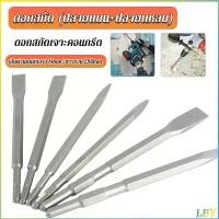 ราคา LBY ดอกสกัด ดอกสกัดปากแบน ดอกสกัดปากแหลม​ ดอกแย็กปูน ดอกสกัดคอนกรีต สิ่วไฟฟ้า วัสดุเหล็ก 14*250mm Electric hammer chisel (1731601609579858668)