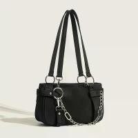 ราคา กระเป๋าหิ้ว Y2K Baguette สุดฮิต ขนาด 10 นิ้ว ทำจากผ้า Oxford ทนทาน 672 (1732243195645036126)