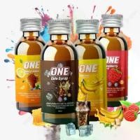 ราคา รวมรสชาติ(4ขวด) ONE - SYRUP 60 ML ไซรัปน้ำหวาน มีวิตามินB,C,E (1731521102302447239)