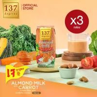ราคา (แพ็ค3)137 ดีกรี นมอัลมอนด์สูตรแครอทและผักรวม 7 ชนิด ขนาด 180 ml x 3 กล่อง (Almond Milk with Carrot 137 Degrees Brand) (1730100366065961056)