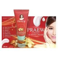 ราคา Praew แพรว E Sweet Almond Cream ครีมบำรุงผิว ผสมวิตามินอี และน้ำมันอัลมอนด์ ป๋าสันติ หมอนอกกะลา santi manadee 100กรัม (1729828718503496237)
