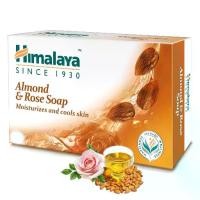 ราคา สบู่สูตรอัลมอนด์และกุหลาบเปอร์เซีย ช่วยให้ผิวนุ่มชุ่มชื่น สดชื่นและเรียบเนียน Himalaya Herbals Almond And Rose Soap 125g (1729581390076283474)