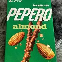 ราคา Lotte Pepero Almond ป๊อกกี้เกาหลี เคลือบช็อกโกแลตอัลมอนด์เต็มๆแท่ง ขนาด32g. 2กล่อง 85บ.เท่านั้น เป็นมิตรกับสิ่งแวดล้อม (1729564444819556899)