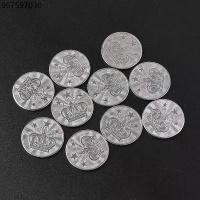 ราคา 10Pcs Arcade Game Token Coins Stainless Steel Pentagram Crown Coin Tokens (1732181927310427674)