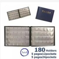ราคา สมุดสะสมเหรียญ สมุดใส่เหรียญ 5 pages12pockets 5 pages24pockets 180Holders สมุดเก็บเหรียญ Coin Album Book (1729609843082758305)