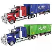 ราคา โมเดล Container Truck รถบรรทุกตู้คอนเทรนเนอร์ 1:50 Alloy Huina 1756 (1732234642905991098)