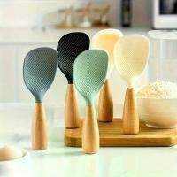 ราคา ช้อนซิลิโคนทนความร้อน 4 สี ด้ามไม้กันลื่น อุปกรณ์ครัวสำหรับบ้านโรงเรียนหอพัก ทุกฤดูกาล กล่องฟิล์มแรปอาหาร กล่องจุ่มอาหารทะเล 39 กระสอบ ใส่ข้าวเปลือก container (1732362615663658306)