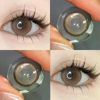 ราคา 【-100°-800°】Midroo เลนส์แฟชั่น คอนแทคเลนส์สี Choco Mousse ค่าสายตาปกติ Contact Lens 14.0mm-1คู่ (1729946986469886828)