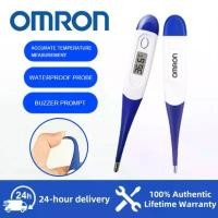 ราคา Omron Digital Thermometer ปรอทวัดไข้ดิจิตอล ปลายยืดหยุ่น อ่านค่าแม่นยำ พร้อมเสียงพูด สำหรับเด็กและผู้ใหญ่ มีบริการเก็บปลายทาง (1731677600441468833)