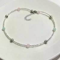 ราคา dotted stone and cystal beads สร้อยคอลูกปัดหินและลูกปัดคริสตัล บล็อกบัสเตอร์ (1731887508104316414)