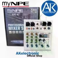 ราคา MYNPE XR-4 MIXER มิกเซอร์ 4 ช่อง เอฟเฟคแท้ 99 DSP ไฟเลี้ยง 5V บลูทูธ usb interface มิกเซอร์อนาล็อก myNPE (มายเอ็นพีอี) (1731325885331768669)