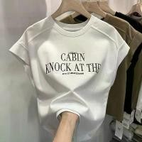 ราคา เสื้อยืดแขนกุดพิมพ์ลายตัวอักษร พลัสไซส์ สำหรับผู้หญิง ดีไซน์ใหม่ในฤดูร้อน สไตล์เรียบง่าย เสื้อกล้ามทรงหลวม ข้ามพรมแดน เนื้อเสือโคร่ง เนื้อเสือโคร่ง เสื้อ กล้าม 2 ชั้น คล้องคอ (1731284059705083398)