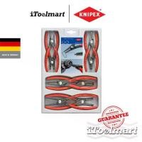 ราคา KNIPEX ชุดคีมหุบ-คีบถ่างเเหวนล็อคสลัก 00 20 04 SB (1 ชุด/ 8 อัน) Precision Circlip Pliers Set (1729743842294008190)