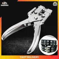 ราคา Eyelet Setting Pliers ชุดหมุดย้ำคีมเจาะเข็มขัดหลุมตาไก่เครื่องมือ100Pcs Easyตาไก่คีมติดตั้งกดHollow Grommets (1729708631955311191)