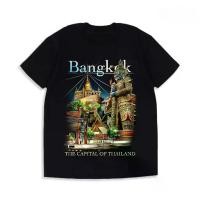 ราคา เสื้อยืดลายไทย ลายวัด Tshirt Souvenir Thailand ของที่ระลึก เสื้อคนอ้วน Bigsize S-4XL (1731320643294955111)