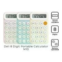 ราคา Deli M10 8 Digit Portable Calculator สินค้ามาใหม่ประจำเดือนนี้ ไมเนอร์ ปากกา เขียน ผ้า ลบ ได้ (1732393161029289247)