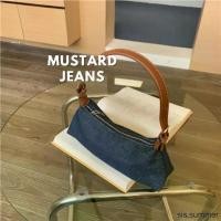 ราคา Mustard jeans กระเป๋ายีนส์ กระเป๋ายีนส์เกาหลี กระเป๋าสะพายข้าง (1729671338609838734)