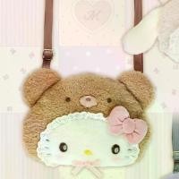 ราคา กระเป๋าสะพายข้าง Sanrio ดีไซน์ตุ๊กตาสำหรับเด็ก (Latte, Pochacco, Kuromi, My Melody) (1731978228964821693)