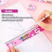 ราคา GUEENNiuothrsthstuioshangmao 5 ชิ้น ชุดเครื่องเขียนดินสอลายการ์ตูนน่ารัก ชุดอุปกรณ์เครื่องเขียน สำหรับเด็ก การ์ตูน ดินสอ+ยางลบ+ไม้บรรทัด+กบเหลาดินสอ คลังสินค้า ก บ เ ห ล า ด ิ น ส อ eraser (1732245137