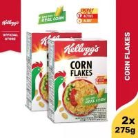 ราคา [แพ็กคู่] Kellogg's Corn Flakes เคลล็อกส์ คอร์นเฟลกส์ อาหารเช้า ซีเรียลธัญพืช 275 g. (1732120677950981149)
