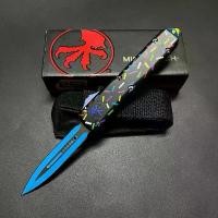 ราคา มีดสปริง มีดไมโครเทค Microtech Donut ด้ามจับเป็นอลูมิเนียม ( ขนาด 22 CM ) ใบมีด เหล็ก D2 ด้ามจับ เคลือบ PVC ไม่ลื่นมือ อเนกประสงค์สำหรับการทำครัวและกิจกรรม ด้ามแข็งแรง แคมป์ปิ้ง (1732210377024046995)