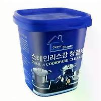 ราคา Cleaner Beauty ครีมขจัดคราบสแตนเลส ครีมขจัดคราบหม้อดำ ครีมขจัดคราบสนิม ครีมขจัดคราบเอนกประสงค์ นำเข้าจากเกาหลี น้ำยากัดสนิม Clean ทำความสะอาด grill cleaner rust remover (1731418598535955610)