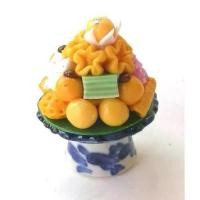 ราคา พร้อมส่งจากไทย พานขนมไทย ดินปั้น พานขนมไทยมงคล 9 อย่าง พานขนมจิ๋ว งานดินปั้นจิ๋ว งานดิน ปั้น พานดินปั้น จิ๋ว พานของจิ๋ว พานของไหว้ dollhouse miniature clay handicraft (1731264507348223295)