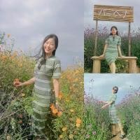 ราคา SLYQ BREAD STRIPED KNIT MIDI DRESS เดรสยาวผ้านิตไหมพรมลายขวางตัวยาว (1729541204267534616)