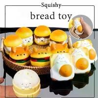 ราคา 【bread toy】ของเล่นบีบอัด Squishy ขนมปังสร้างสรรค์ ของเล่นสกุชชี่ คลายเครียด ปลอม สกุชชี่ (1731624857185258272)