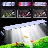 ราคา JQTG 3สี ไฟตู้ปลา Led พืชน้ำ แสง โคมไฟตู้ปลา RGB ไฟตู้ปลา ตู้ปลาled aquarium light ไฟติดตู้ปลา ไฟไม้น้ํา โคมไฟ ตู้ปลา (1731635659925324882)