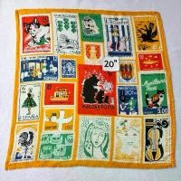 ราคา European Stamp ผ้าเช็ดหน้า วินเทจ ที่นิยมมากที่สุด (1731555010026243301)