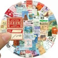 ราคา พร้อมส่งป้ายสังกะสี วินเทจ ของเล่นเก่า Japan tokyo POSTAGE ภูเขาฟุจิ coffee stamp sticker ประทับ การท่องเที่ยว 60ชิ้น (1731772566637546101)