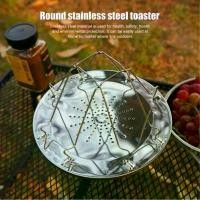 ราคา ที่ปิ้งขนมปังสแตนเลส แค้มปิ้ง Camp Stove Toaster (1729426803560384886)