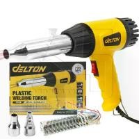 ราคา DELTON เครื่องเชื่อมพลาสติก ปืนเชื่อมพลาสติก ปืนเชื่อม PVC พีวีซี 720 วัตต์ รุ่น DTP-720 พร้อมอะไหล่ ไส้ฮีทเตอร์ Heater และหัวเปลี่ยน 2 ขนาด Plastic Welding Torch Gun (1729448489620572620)