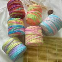 ราคา ไหมผ้ายืด T-Shirt Yarn/ ไหมพรมผ้ายืด 150 กรัม สีเหลือบ COD (1731805922584528807)