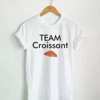 ราคา Team Croissant เสื้อยืด เสื้อสกรีน เสื้อยืดลาย ทีม ครัวซอง ครัวซองต์ คนชอบกินครัวซอง เสื้อยืดตลกๆ (1730478280879671784)
