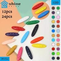 ราคา สีเทียนสำหรับเด็ก สีเทียนเกาหลี 12/24 สี Y-Plus Peanut Crayons สีเทียนเด็กปลอดสารพิษ สีไม่ติดมือ (1730147221248969557)