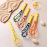 ราคา ที่ตีไข่ ตะกร้อตีไข่ ที่ตีแป้ง ที่ตีไข่ (Egg Whisk with spring Coil inside) (1729616555257923685)