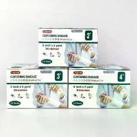 ราคา [พร้อมส่ง] Longmed ผ้าก๊อซยืด 12 ม้วน/กล่อง Conforming Bandage กว้าง 2,3,4 นิ้ว ยาว 5 หลา ผ้าก๊อซพันแผล แบบม้วน ก๊อซม้วน ผ้าก๊อซม้วนพันแผล (1731432897603405009)