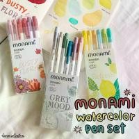 ราคา MONAMI LIVE COLOR WATERCOLOR PEN SET ปากกาสีน้ำ รุ่น LIVE COLOR ชุด 6 สี (1729602046317070658)