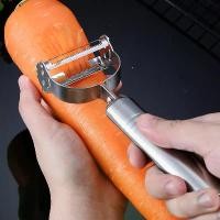 ราคา 1 or 2pcs เครื่องมือทำครัวเกล็ดผักผลไม้เครื่องหั่น Peeler คู่มือ Potato แครอทหัวไชเท้าหมุน Shredder เครื่องขูด coconut grater มีด สไลด์ กล้วยฉาบ 2 ใบ มีด (1731764686658503698)